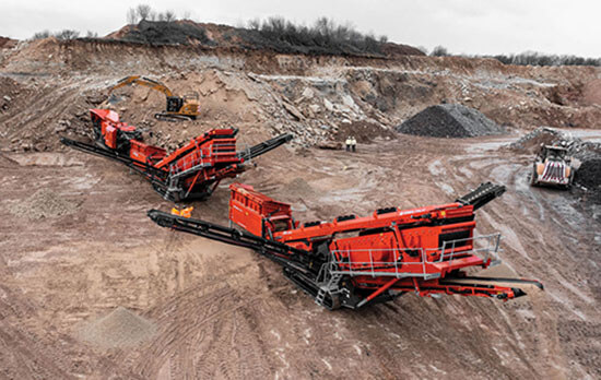 Modular jaw-cone train producing ferrochrome lumpy at 250 tph